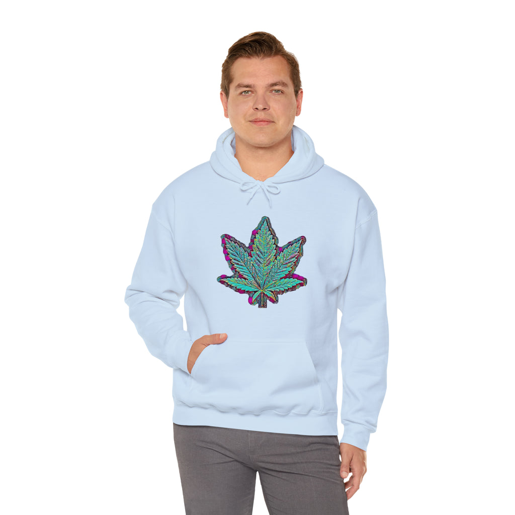 The Five Finger Leaf Unisex Heavy Blend™ Hooded Sweatshirt