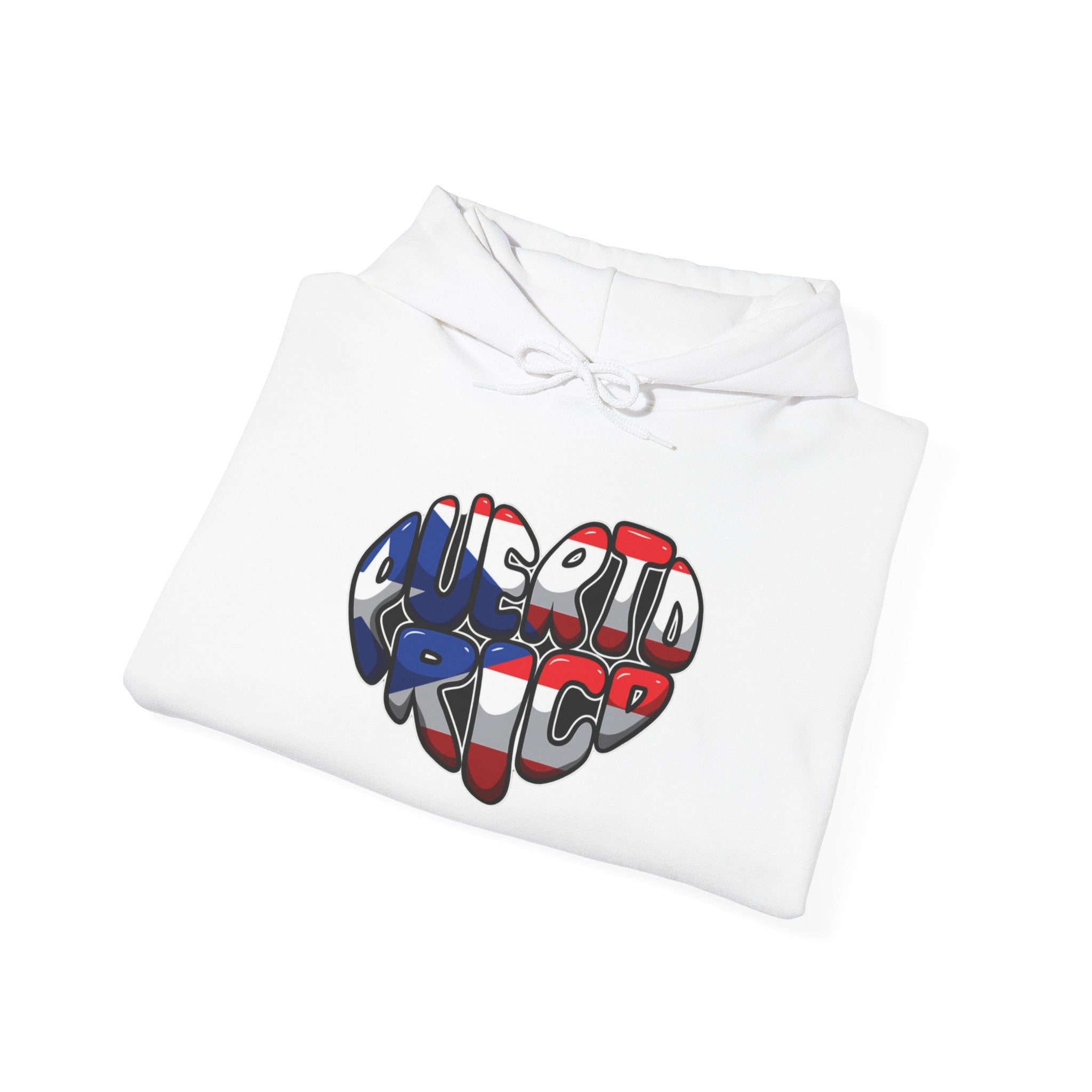 Puerto Rico Flag Heart & Frog Hoodie – Puerto Rican Pride Sweatshirt