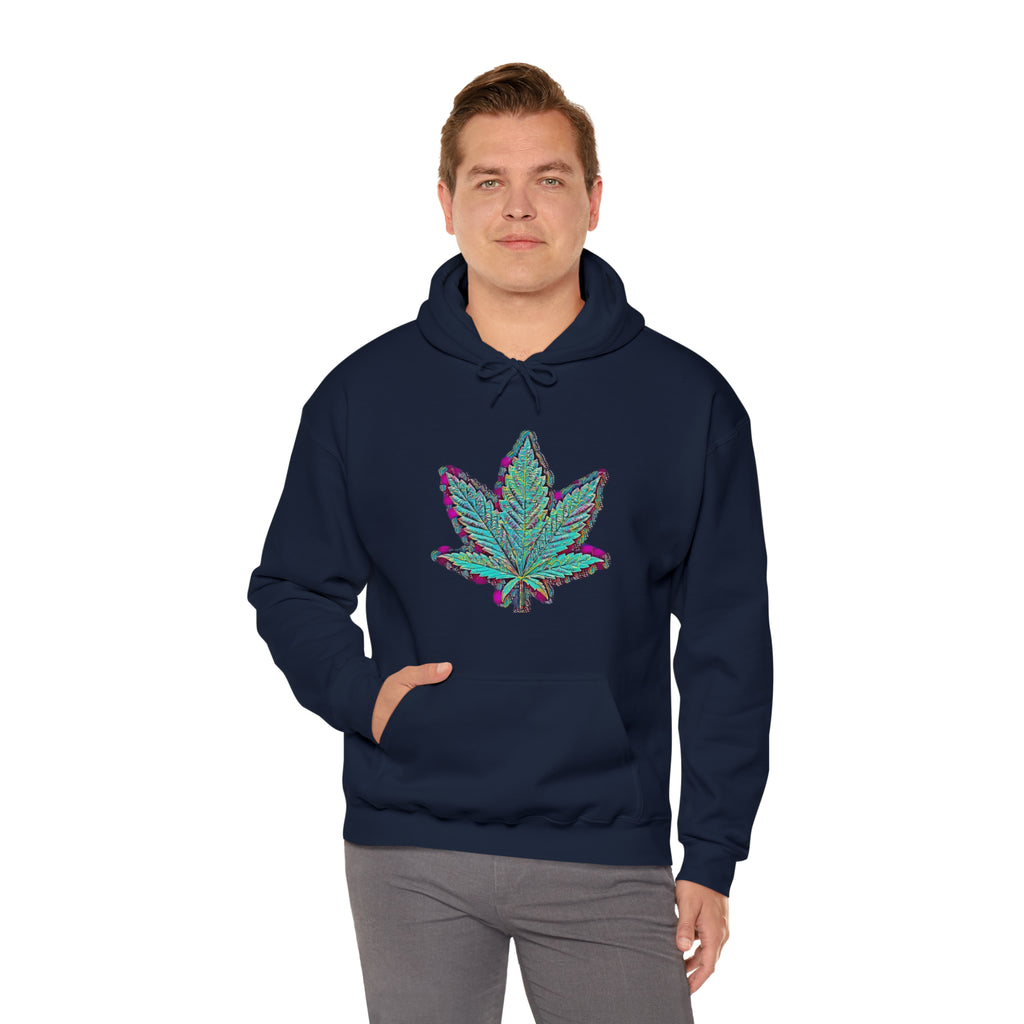 The Five Finger Leaf Unisex Heavy Blend™ Hooded Sweatshirt