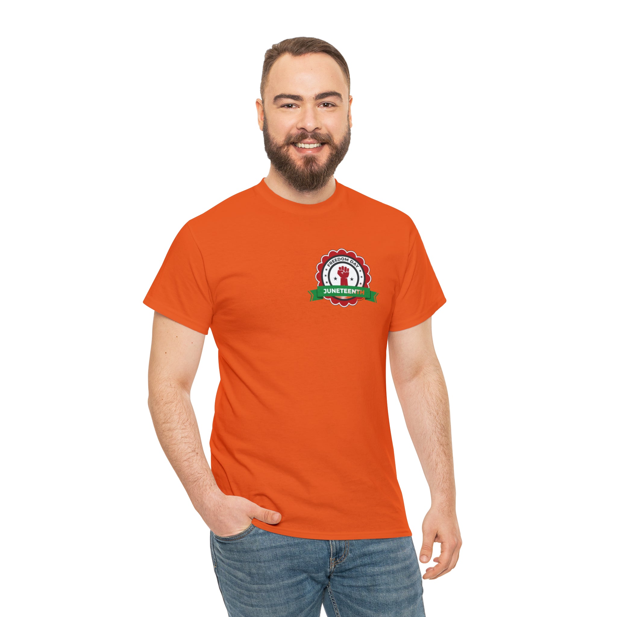 Juneteenth Freedom Day Unisex Heavy Cotton Tee