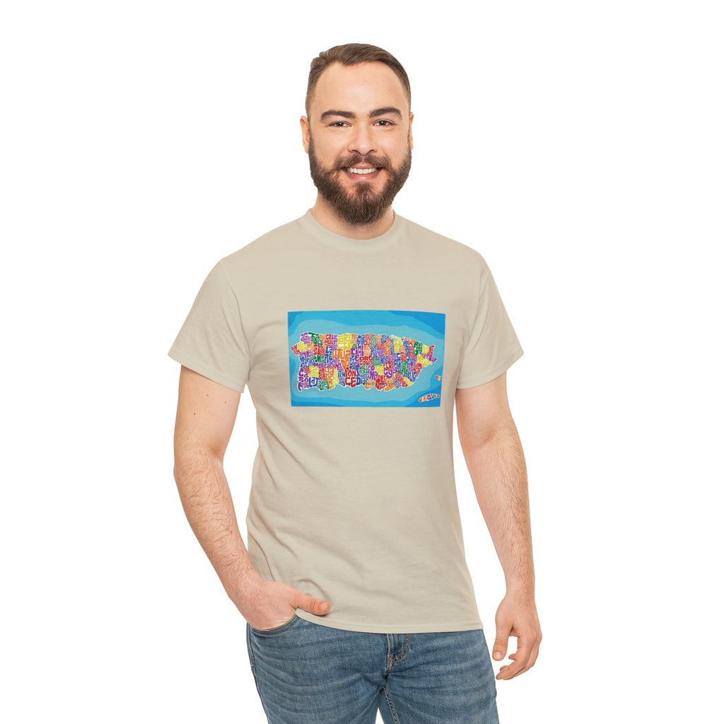 The Island of Puerto Rico Unisex Heavy Cotton Tee
