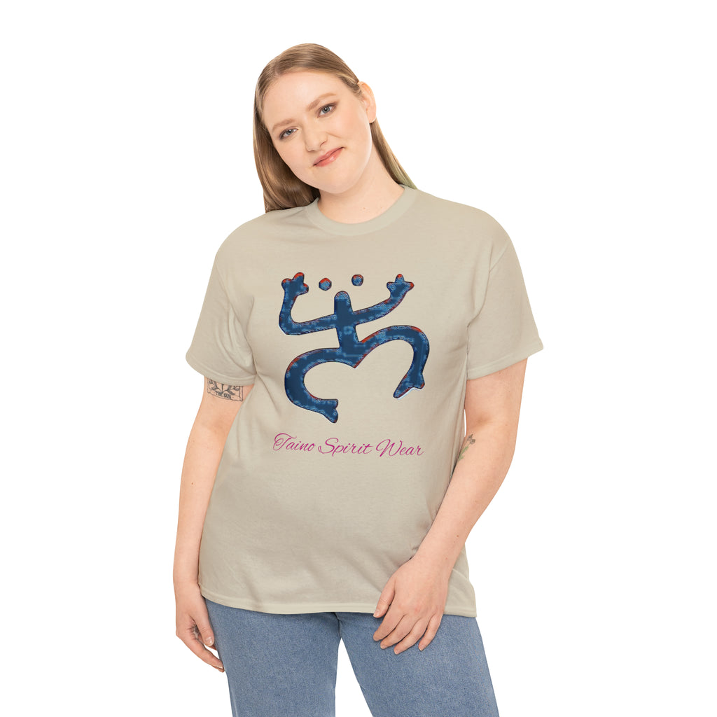 Taino Large Coqui Unisex Heavy Cotton Tee