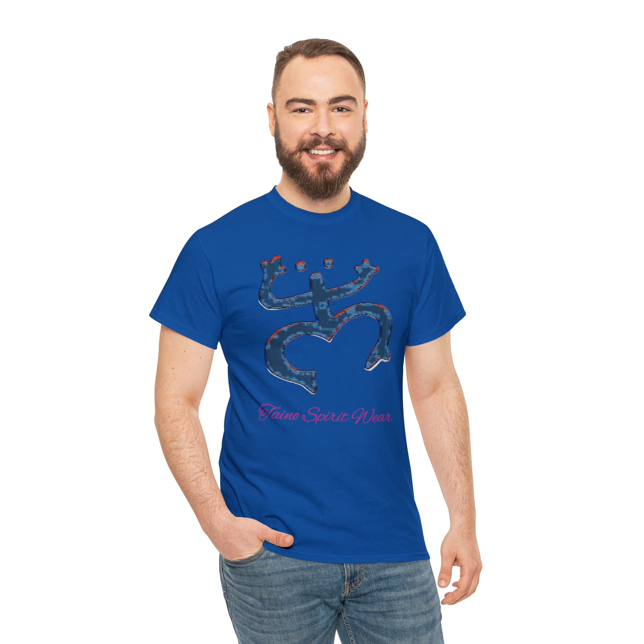 Taino Large Coqui Unisex Heavy Cotton Tee