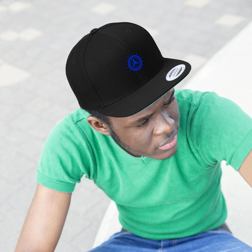 Tribal Inspired Unisex Flat Bill Hat