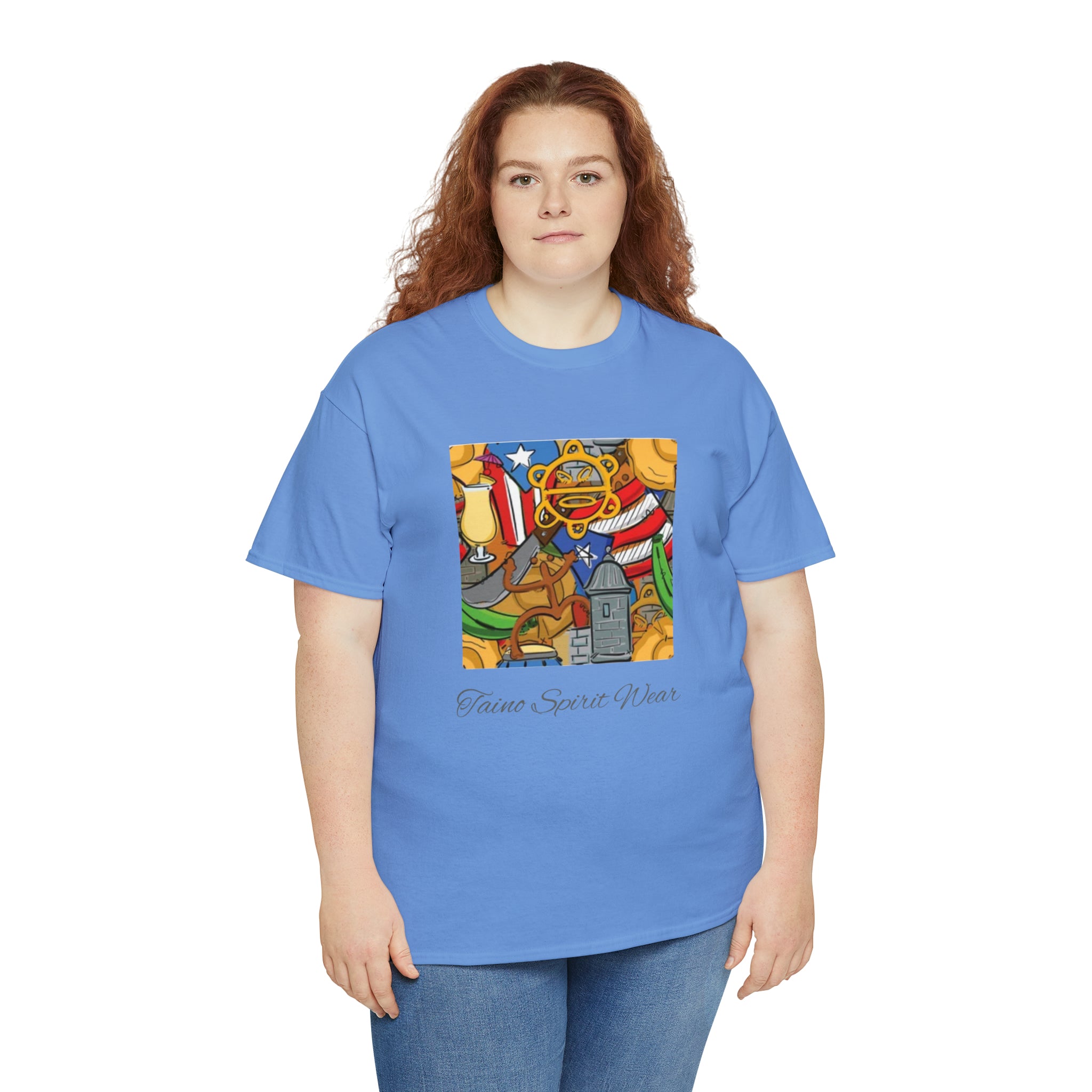 Puerto Rican Heritage Unisex Heavy Cotton Tee