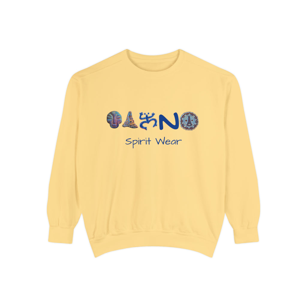 Taino Spirit Wear Symbols Unisex Garment-Dyed Sweatshirt