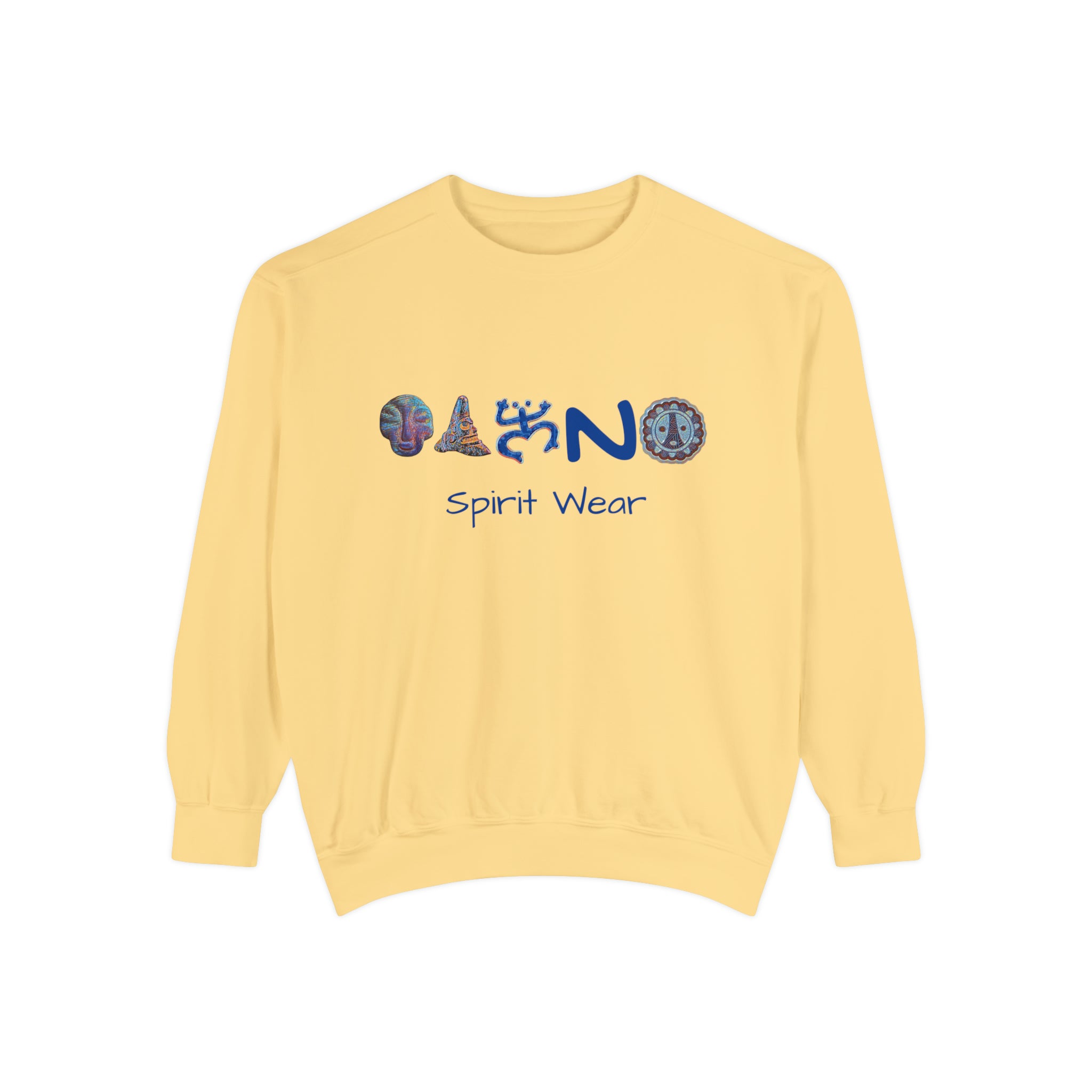 Taino Spirit Wear Symbols Unisex Garment-Dyed Sweatshirt
