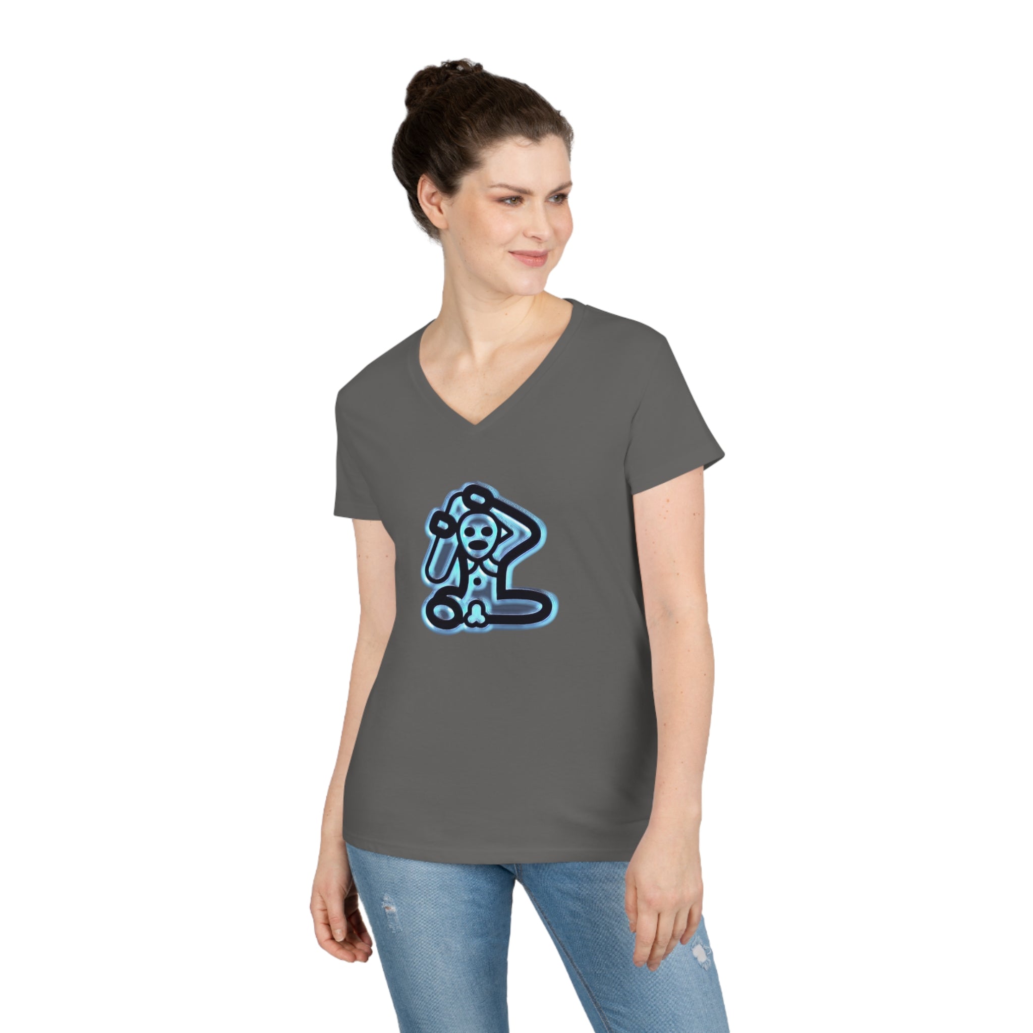 Taino Symbolism Ladies' V-Neck T-Shirt