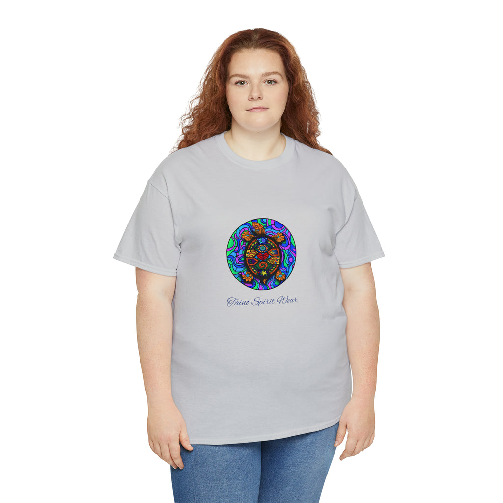 Taino-Inspired Turtle Unisex Heavy Cotton Tee