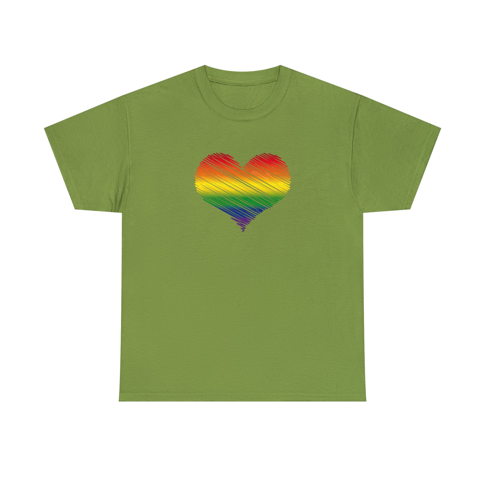 Love is Love Heart Unisex Heavy Cotton Tee