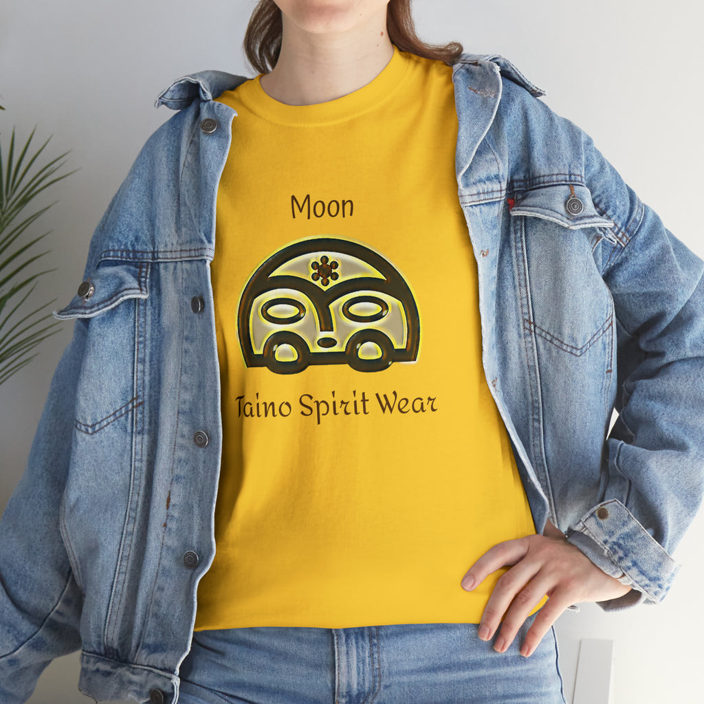 Taino Moon/ Puerto Rican Coqui Unisex Heavy Cotton Tee