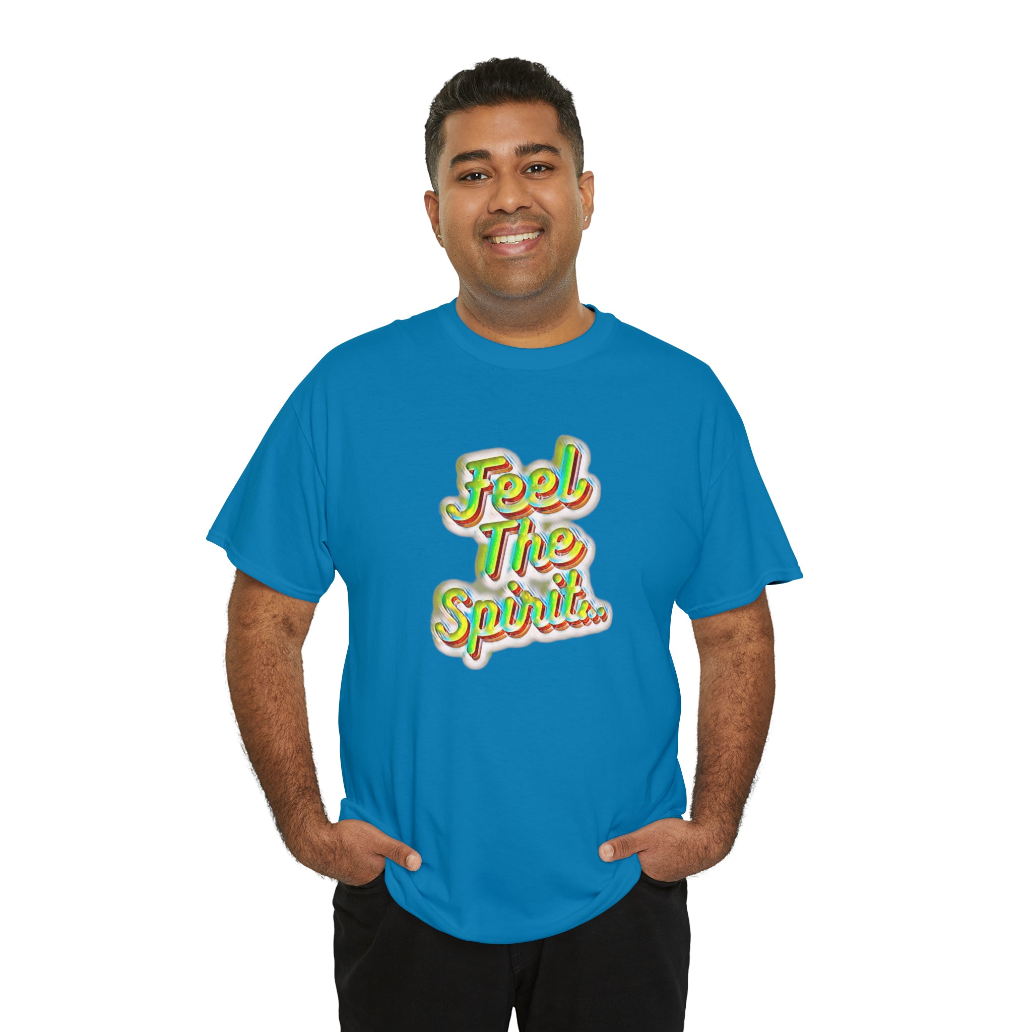 Feel The Spirit Unisex Heavy Cotton Tee