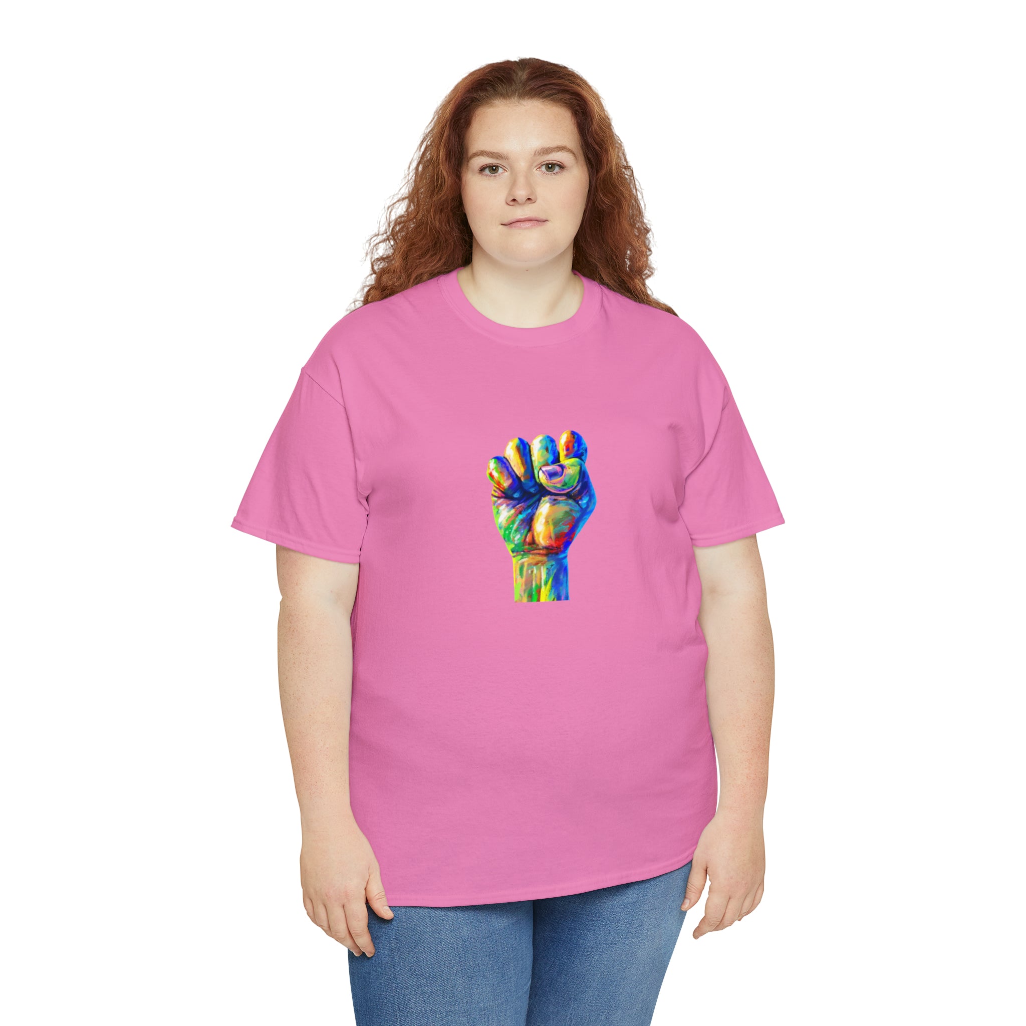 Power to The People Fist Unisex Heavy Cotton Tee