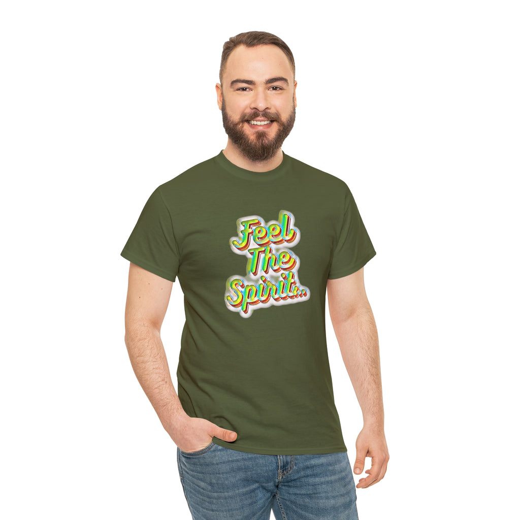 Feel The Spirit Unisex Heavy Cotton Tee