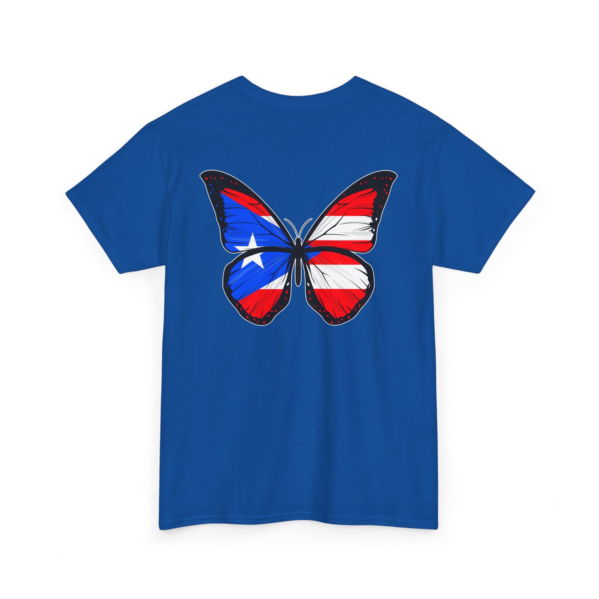Women's Puerto Rico Flag Butterfly T-Shirt