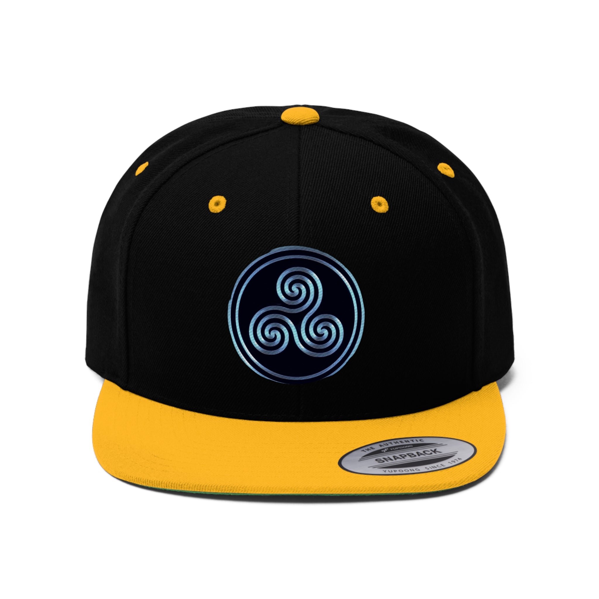 Taino Dark Hurricane Unisex Flat Bill Hat