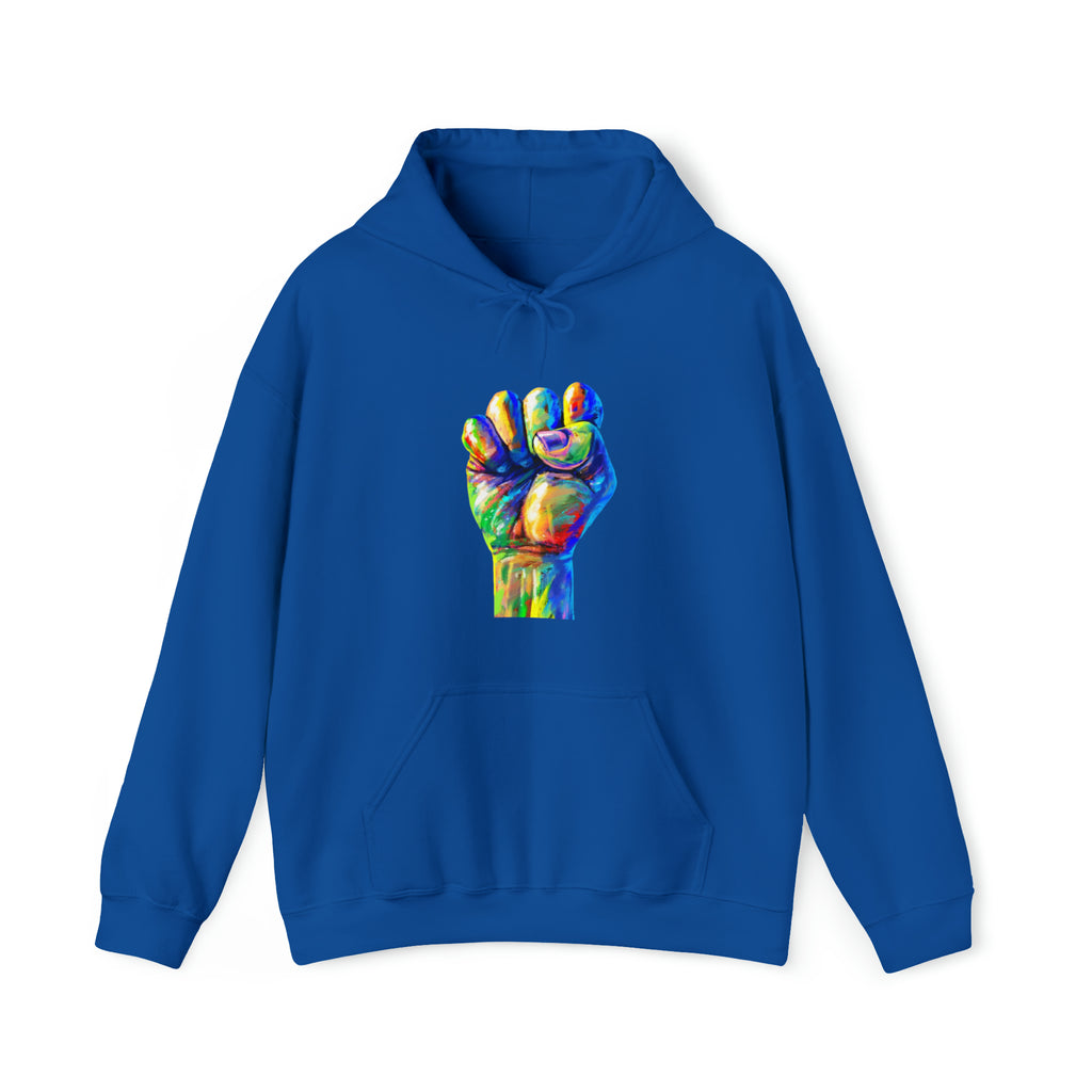 Power to The People Fist Unisex Heavy Blend™ Hooded Sweatshirt