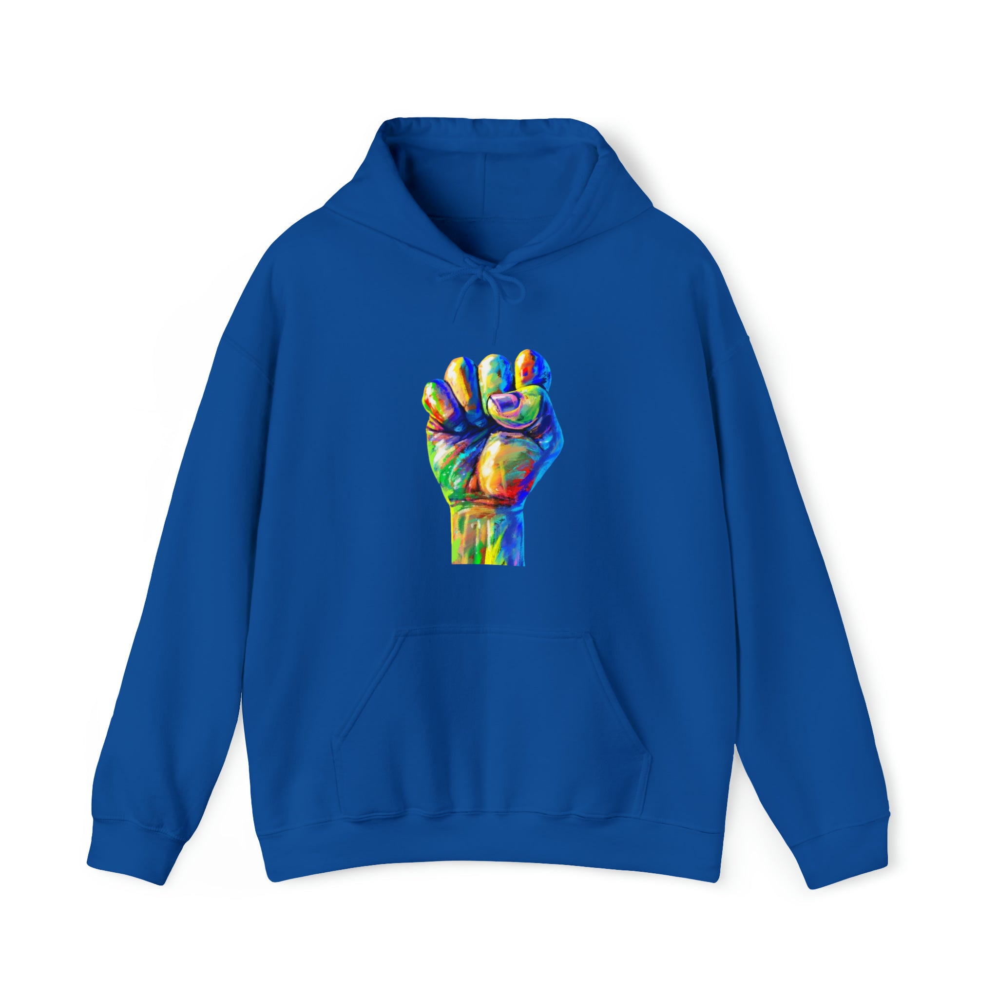 Power to The People Fist Unisex Heavy Blend™ Hooded Sweatshirt