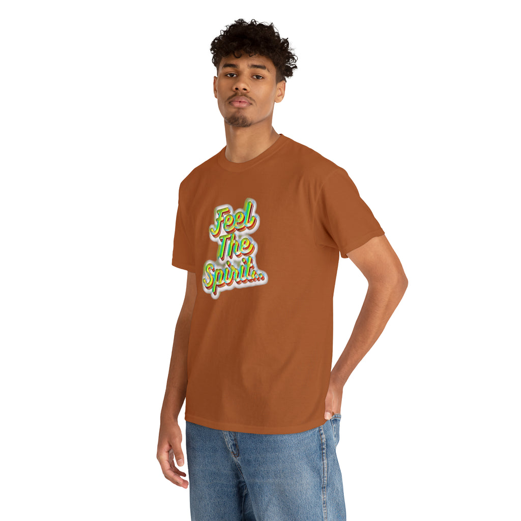 Feel The Spirit Unisex Heavy Cotton Tee