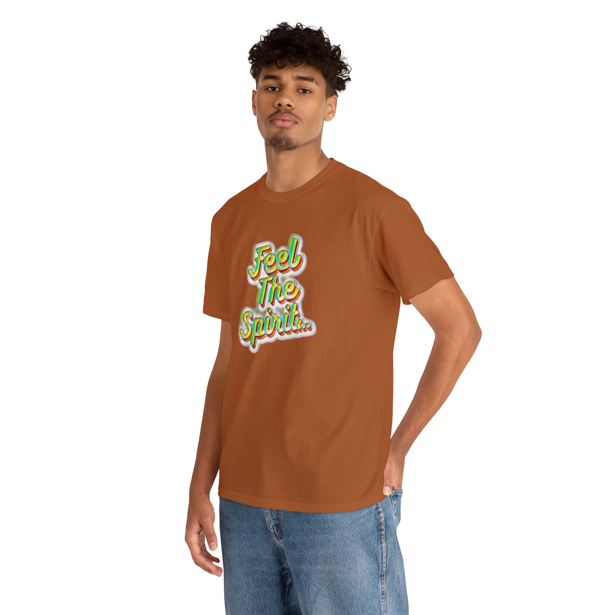 Feel The Spirit Unisex Heavy Cotton Tee