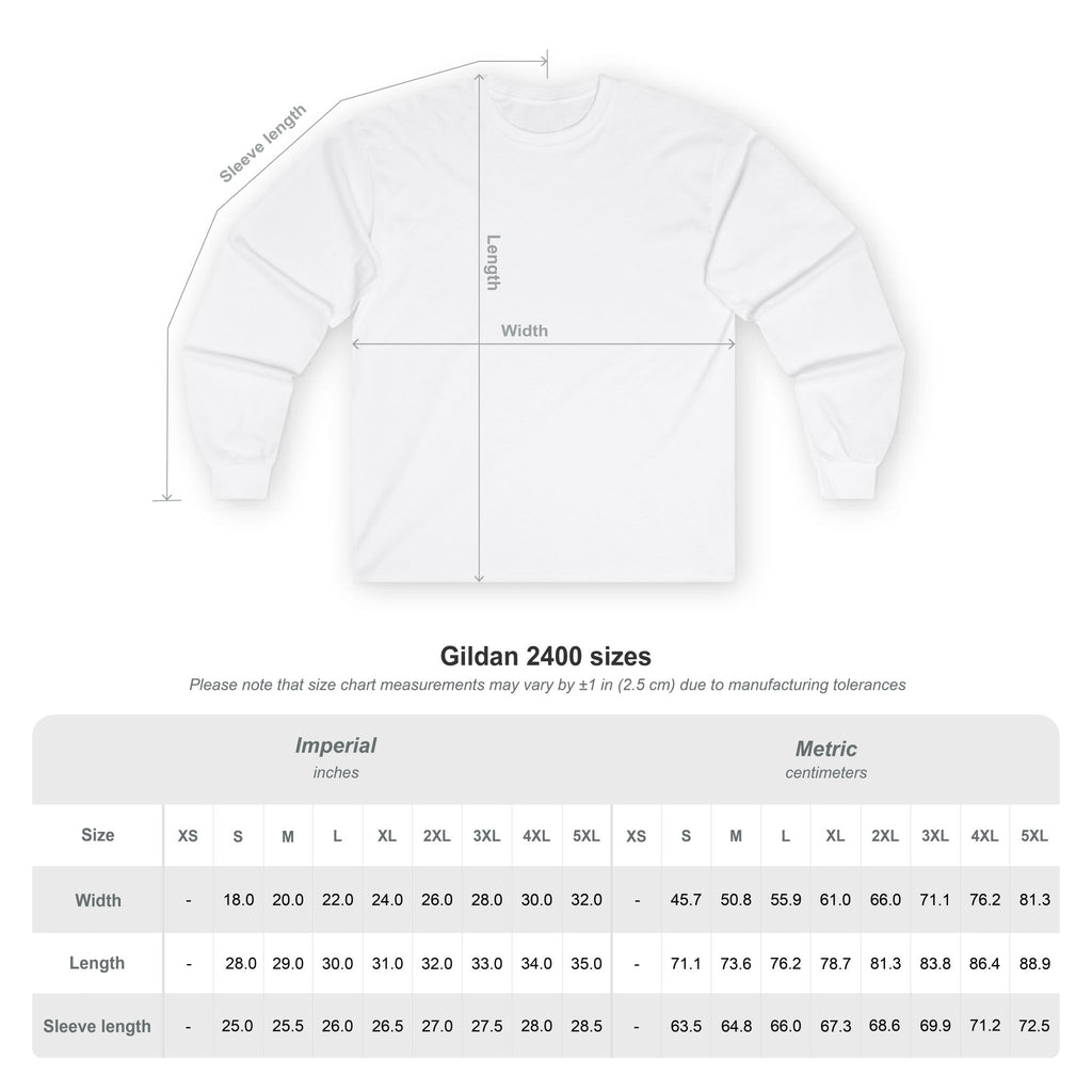 Valentine's Day Love Heart Long Sleeve Tee — Valentine’s Day Graphic Shirt