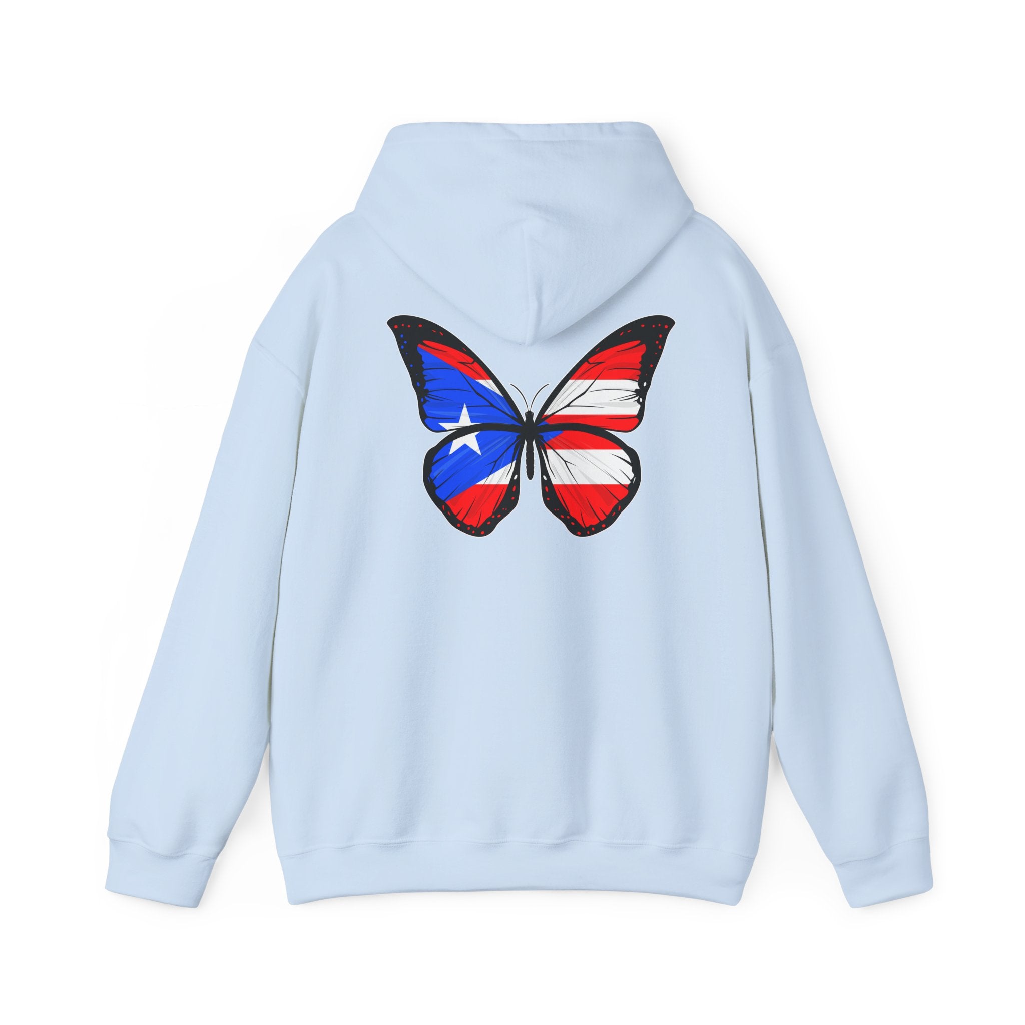 Women's Puerto Rico Flag Butterfly Hoodie