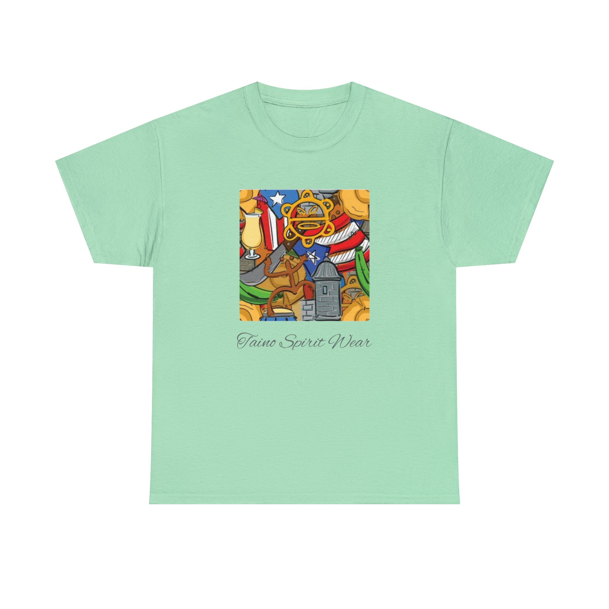 Puerto Rican Heritage Unisex Heavy Cotton Tee