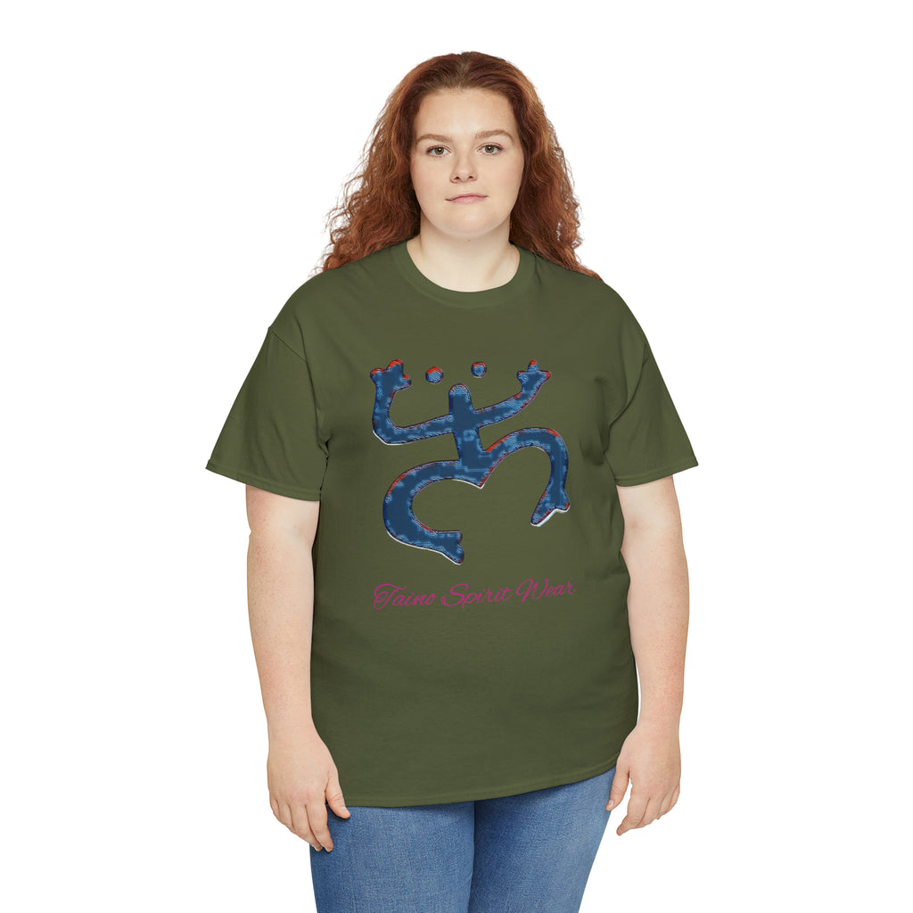 Taino Large Coqui Unisex Heavy Cotton Tee