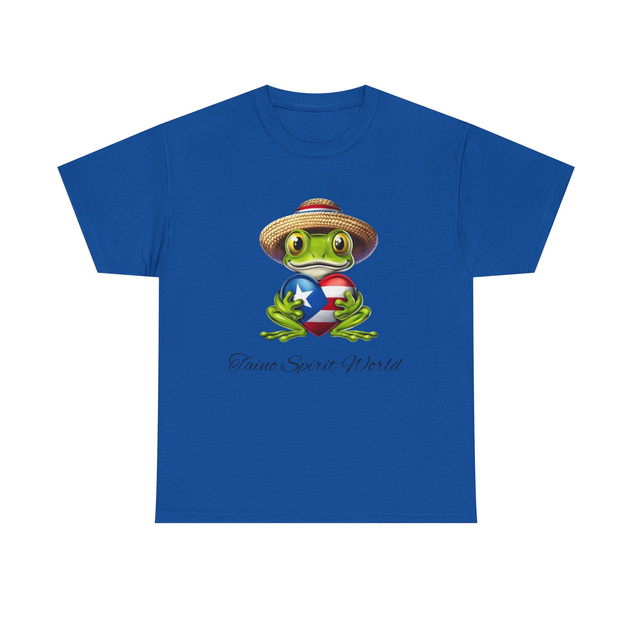 I Heart PR Jibaro Coqui Taino Spirit World Unisex Heavy Cotton Tee