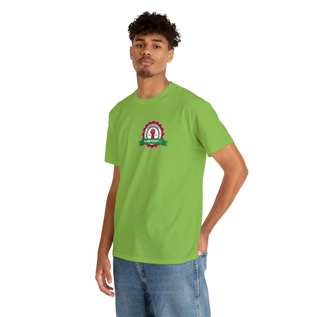 Juneteenth Freedom Day Unisex Heavy Cotton Tee