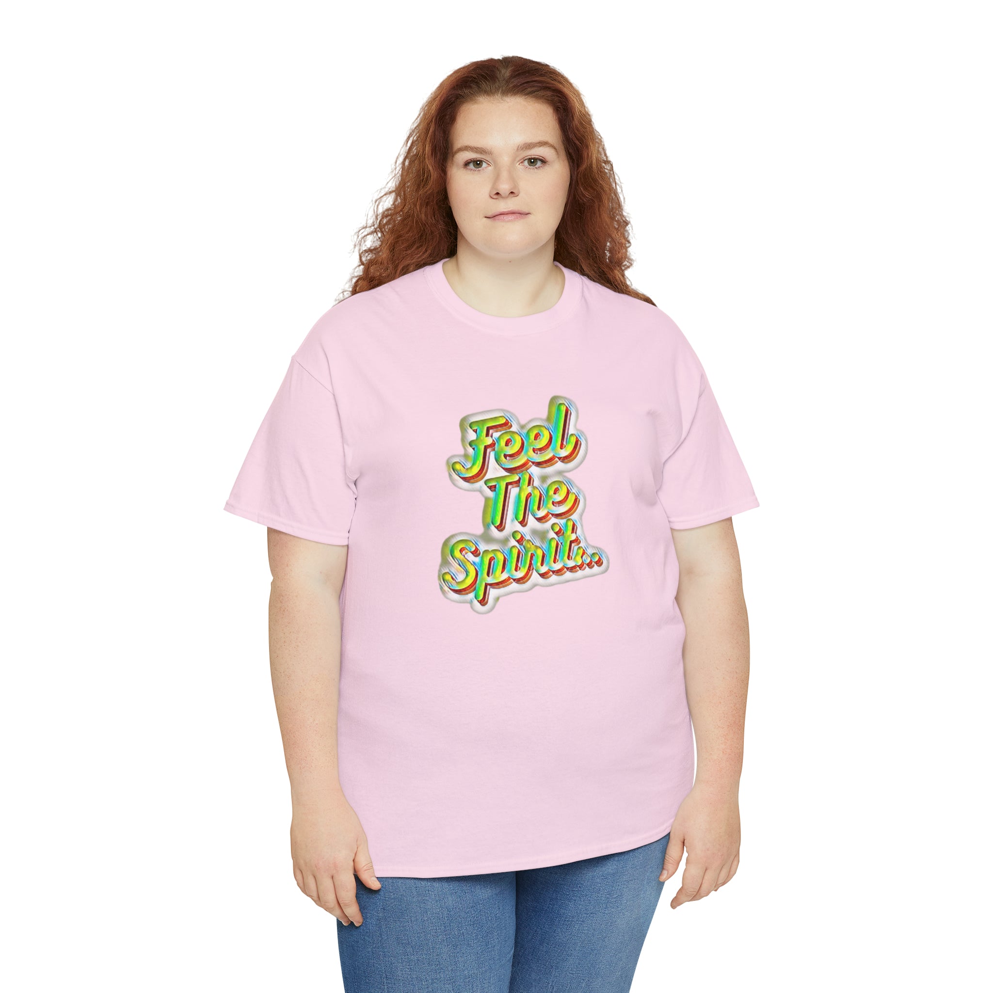 Feel The Spirit Unisex Heavy Cotton Tee