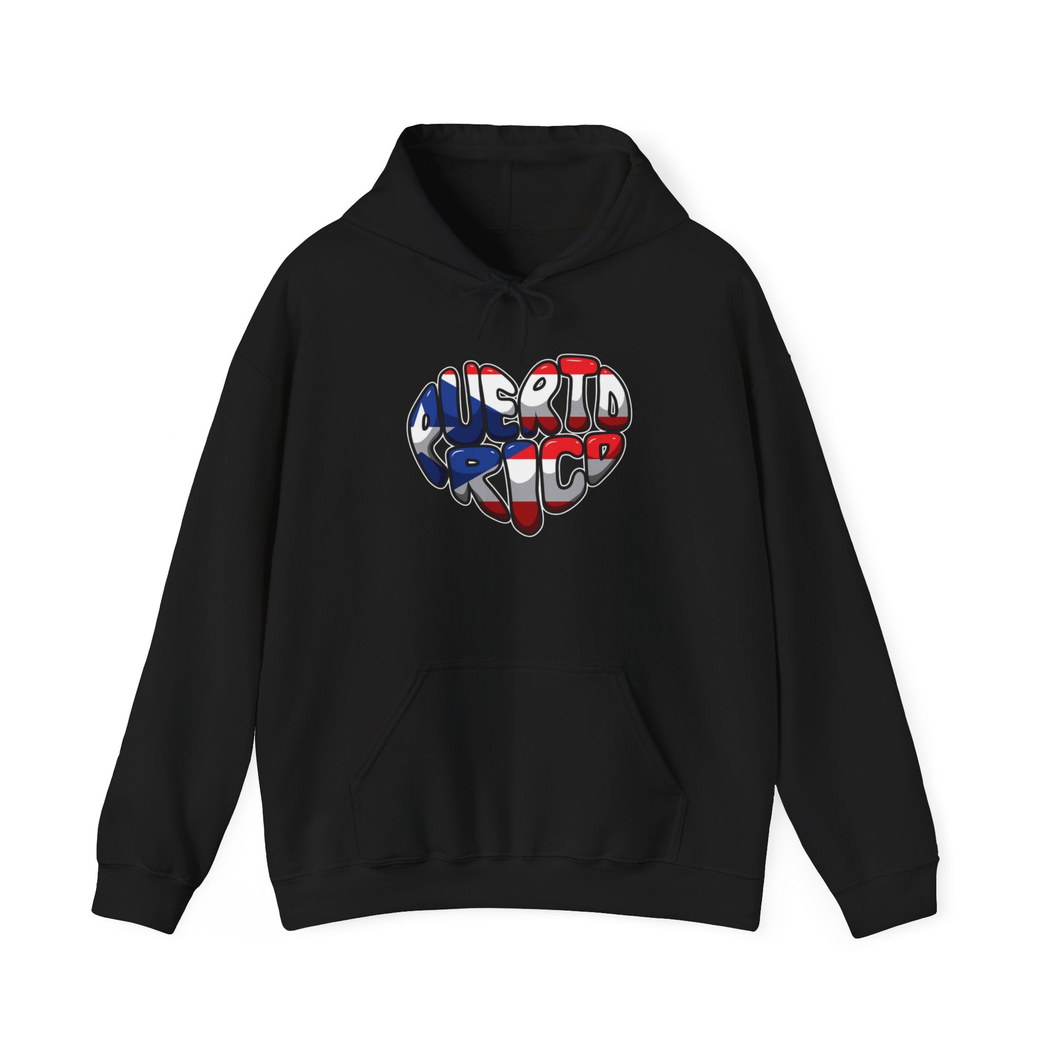 Puerto Rico Flag Heart & Frog Hoodie – Puerto Rican Pride Sweatshirt