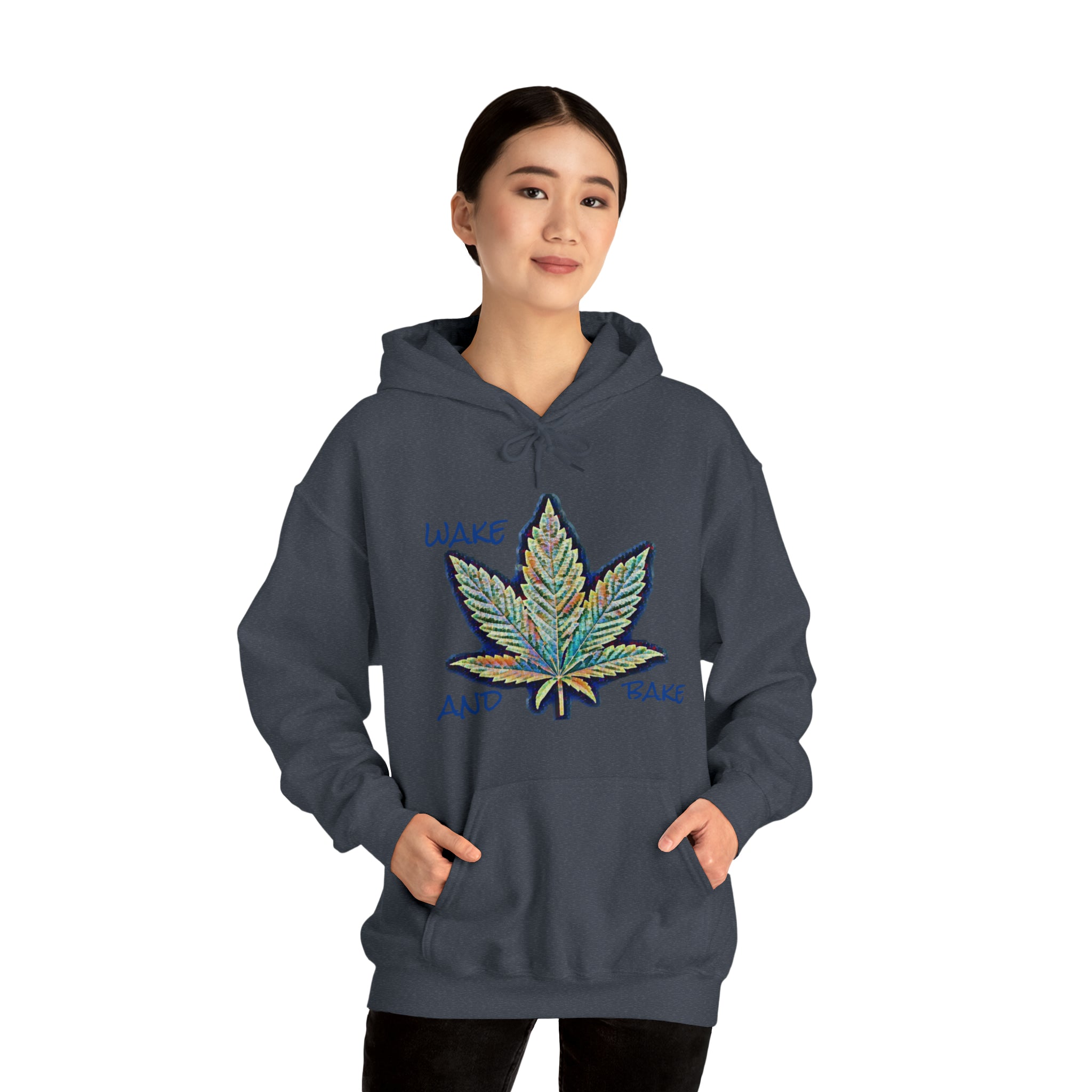 The Five Finger Leaf 2 Unisex Heavy Blend™ Hooded Sweatshirt