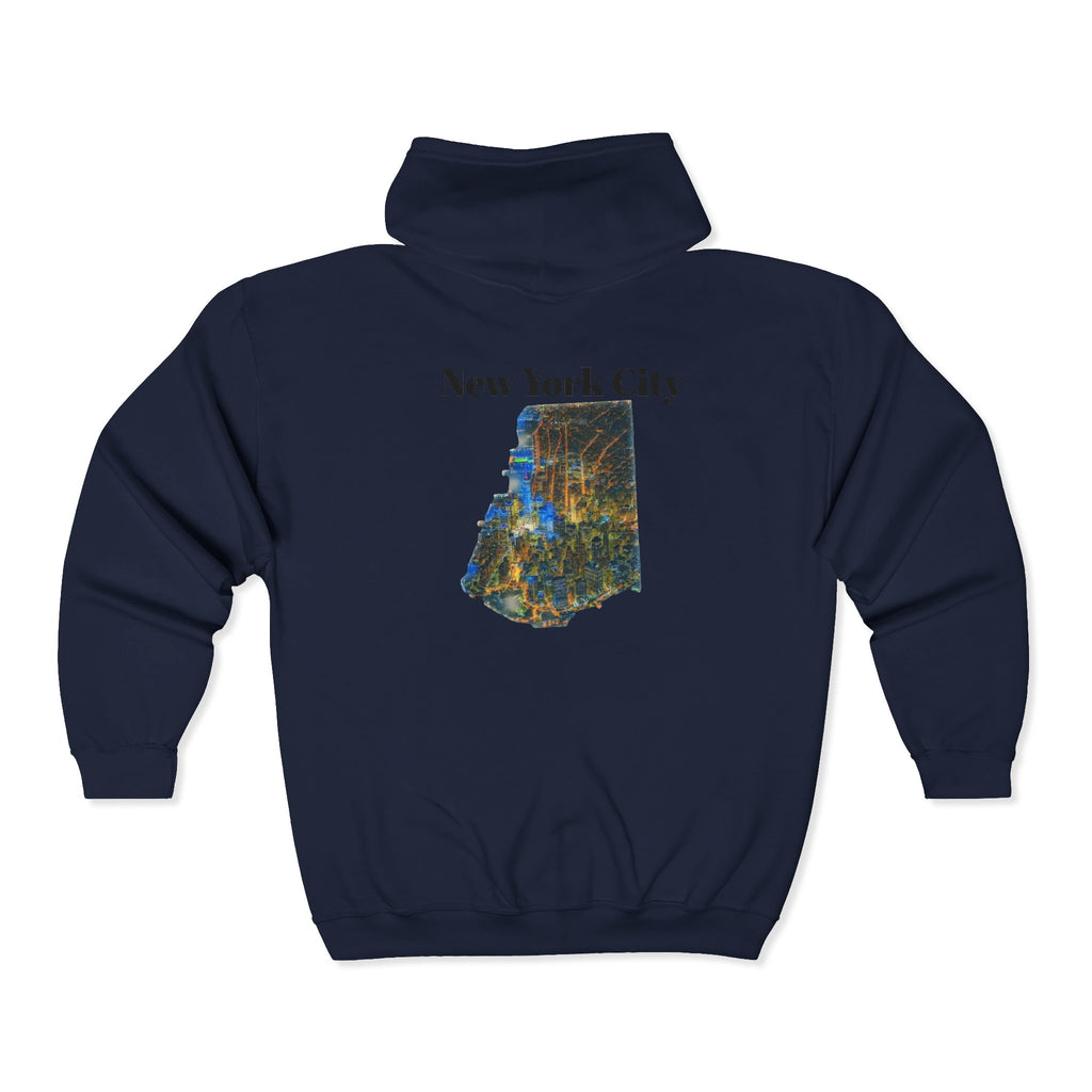Mickey Boat Unisex Heavy Blend™ Full Zip Hooded Sweatshirt