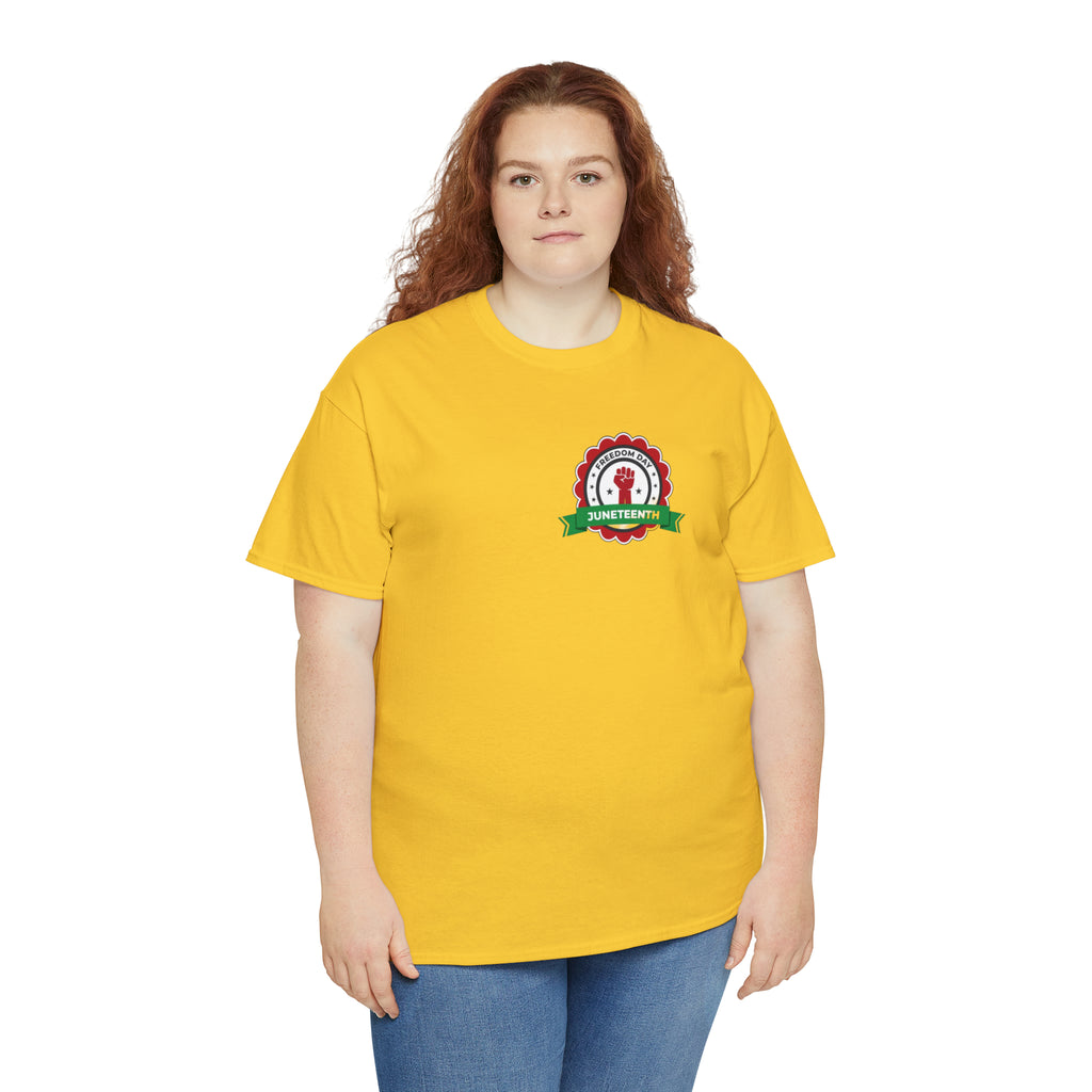 Juneteenth Freedom Day Unisex Heavy Cotton Tee