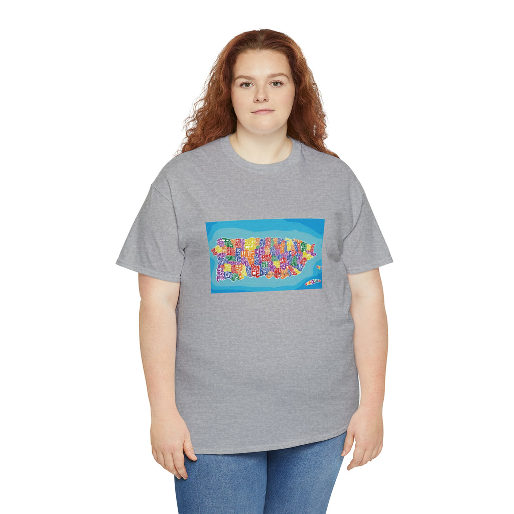 The Island of Puerto Rico Unisex Heavy Cotton Tee