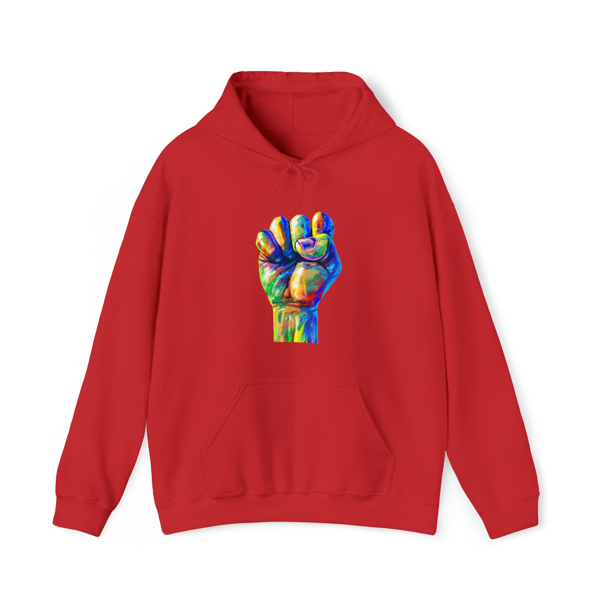 Power to The People Fist Unisex Heavy Blend™ Hooded Sweatshirt