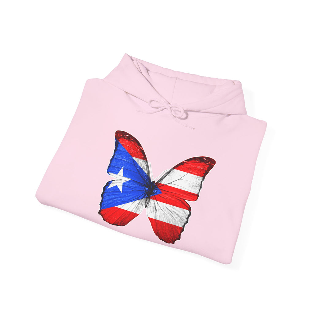 Women's Puerto Rico Flag Butterfly Hoodie