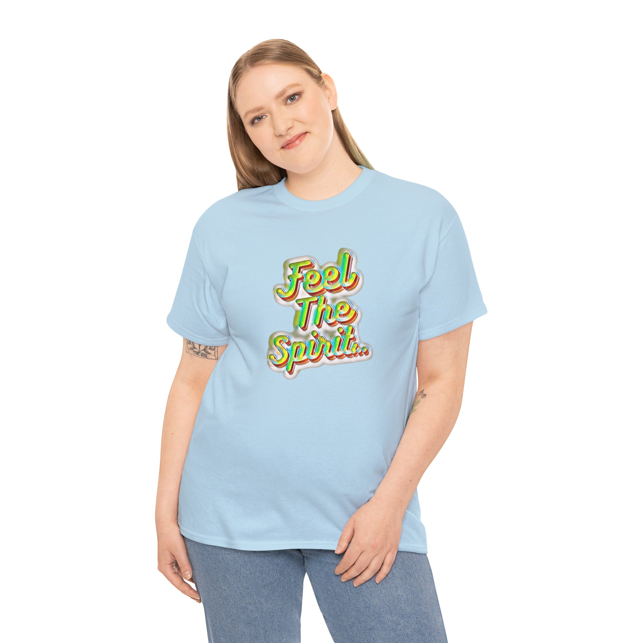 Feel The Spirit Unisex Heavy Cotton Tee