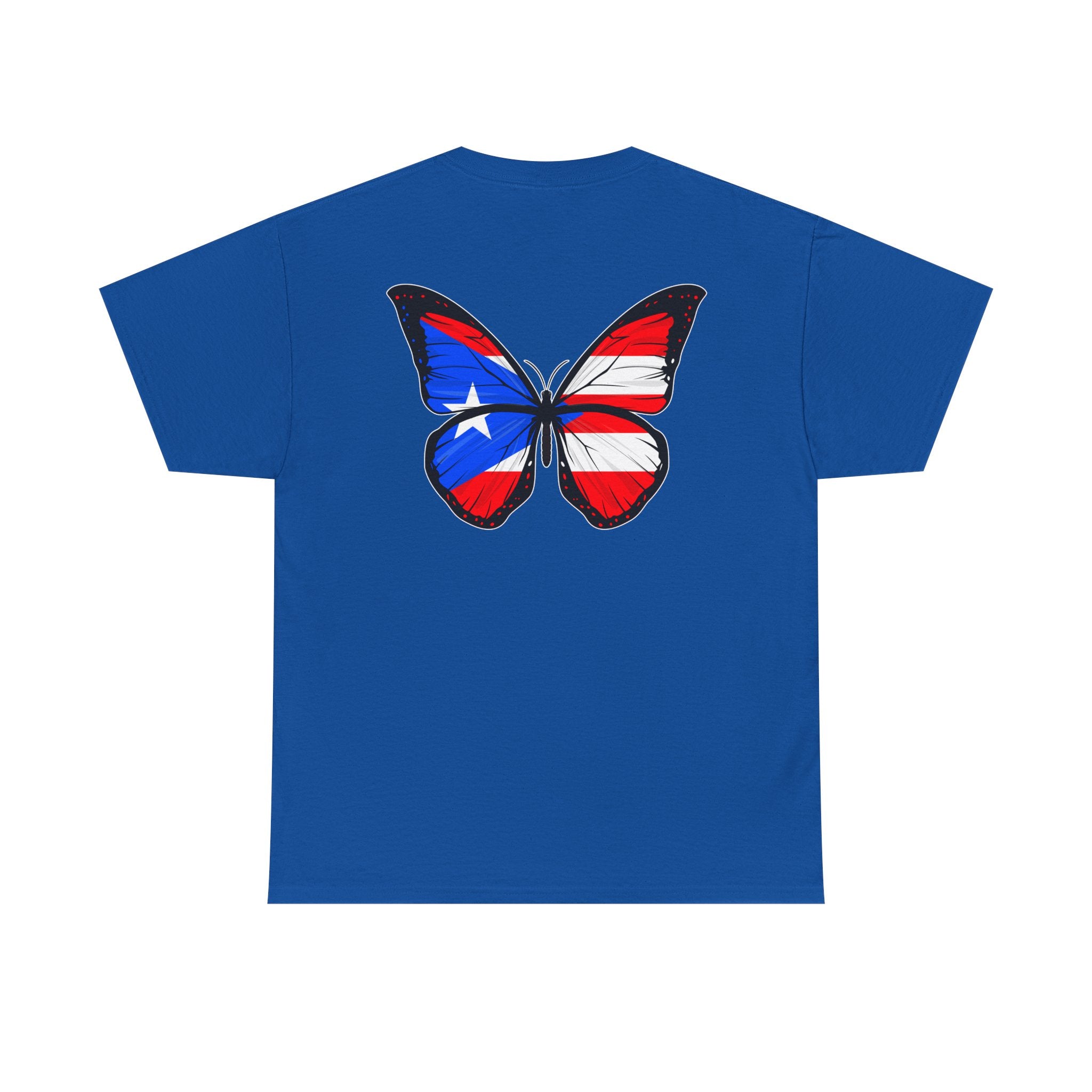 Women's Puerto Rico Flag Butterfly T-Shirt