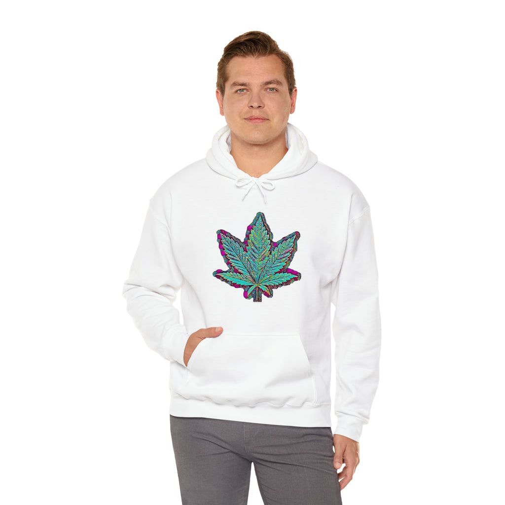 The Five Finger Leaf Unisex Heavy Blend™ Hooded Sweatshirt