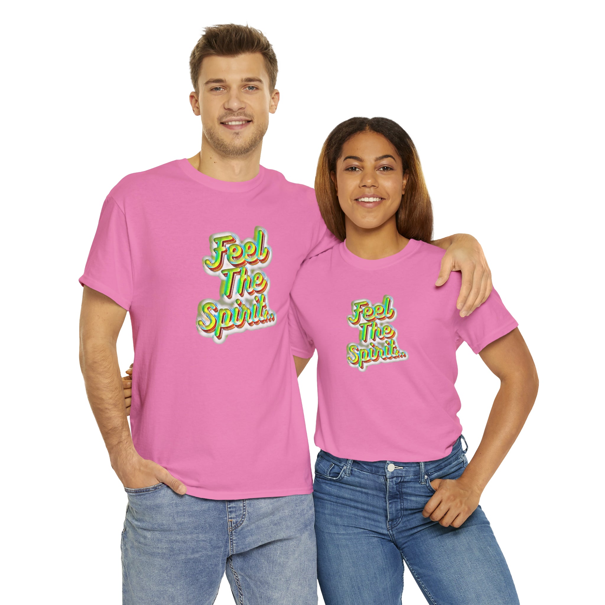 Feel The Spirit Unisex Heavy Cotton Tee