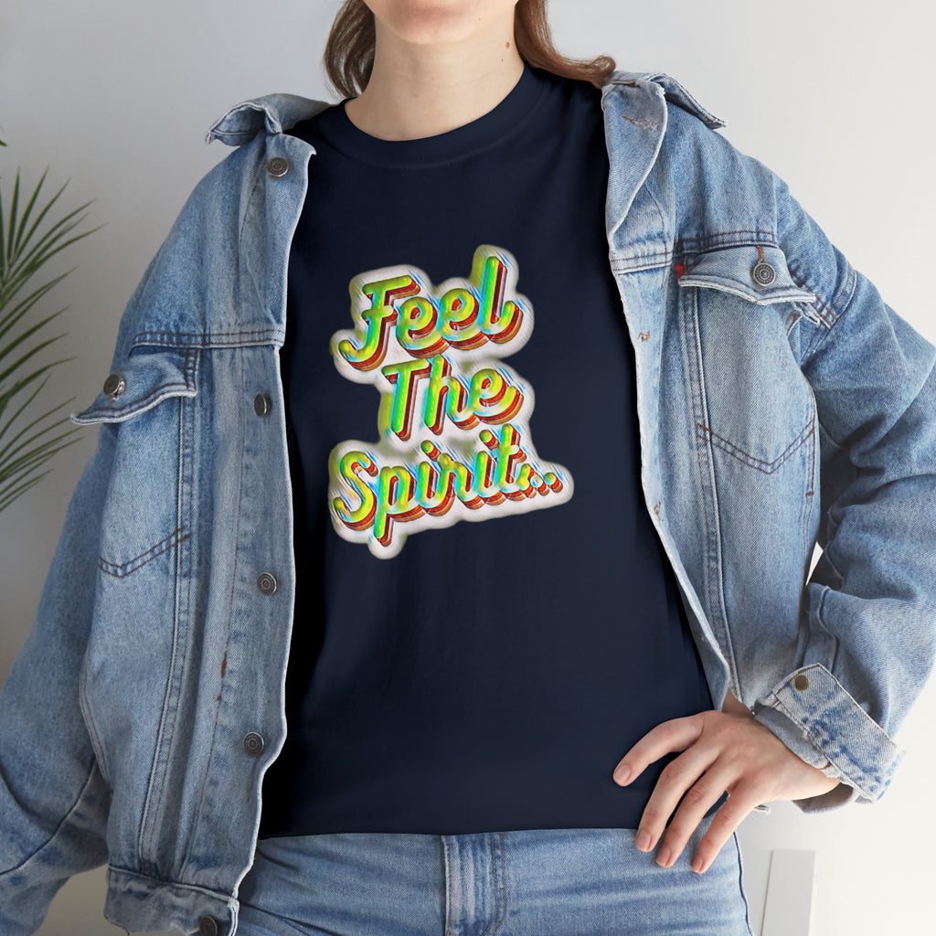 Feel The Spirit Unisex Heavy Cotton Tee