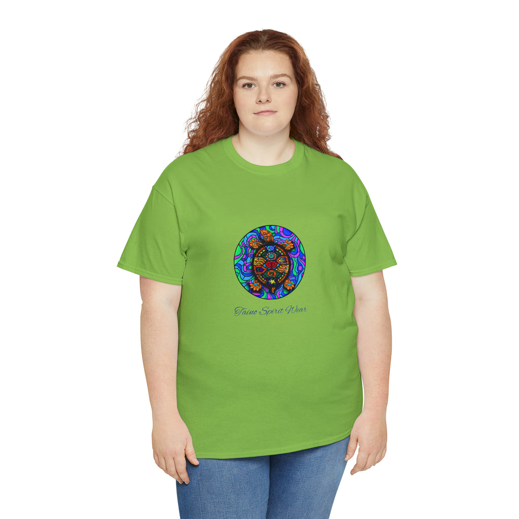 Taino-Inspired Turtle Unisex Heavy Cotton Tee