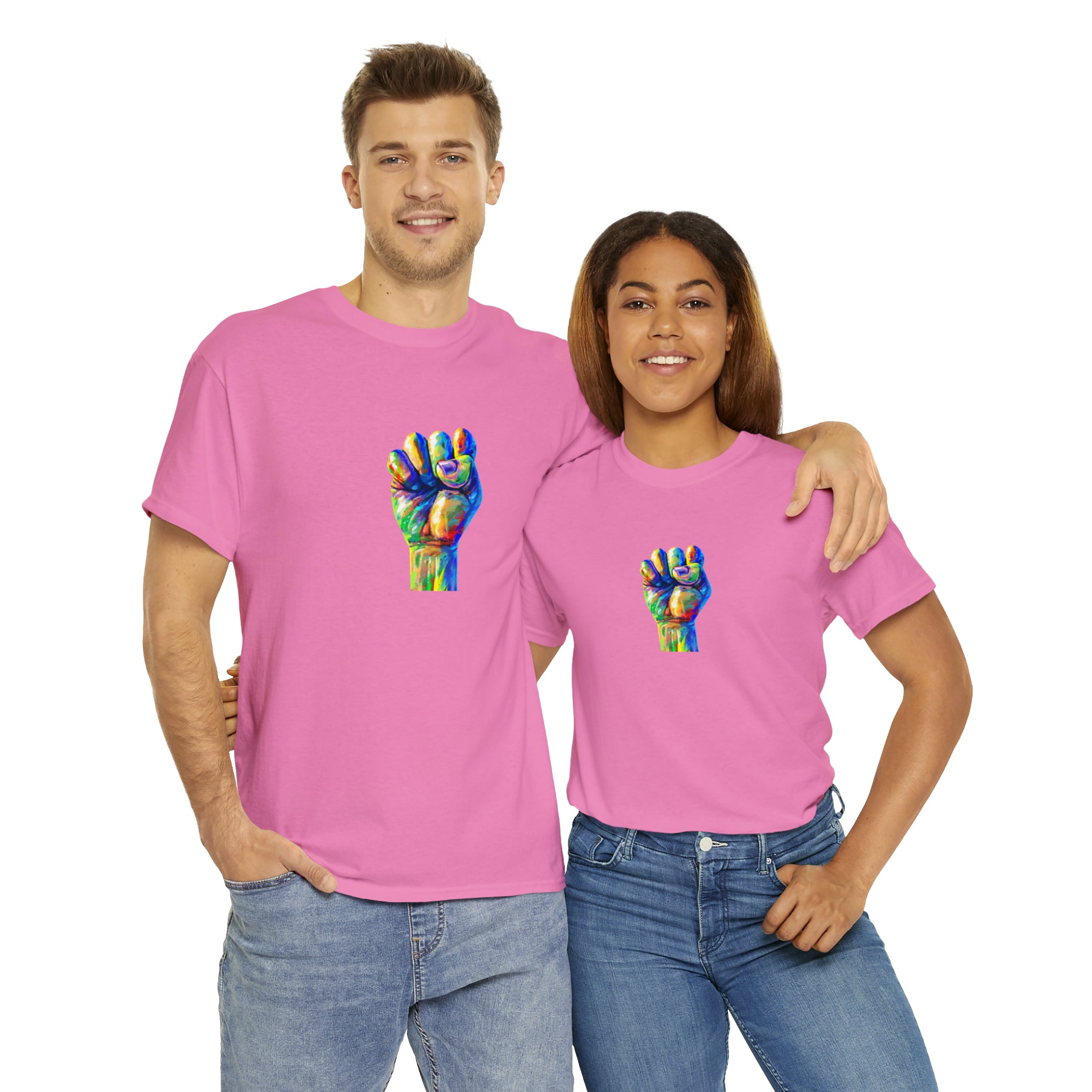 Power to The People Fist Unisex Heavy Cotton Tee