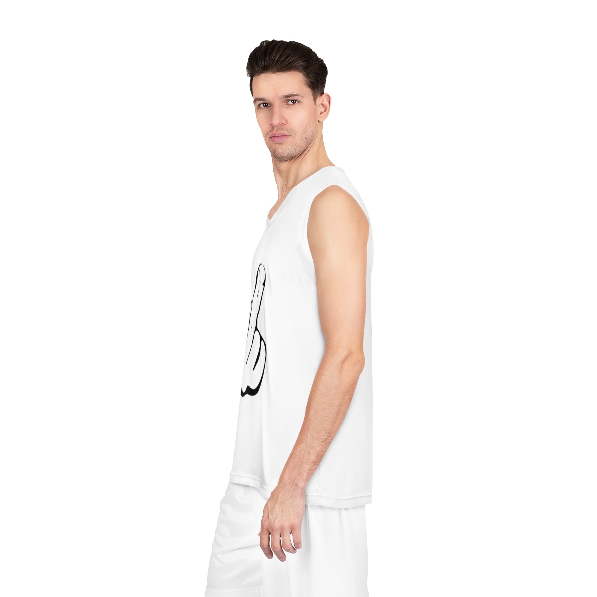 The Middle Finger Basketball Jersey (AOP)