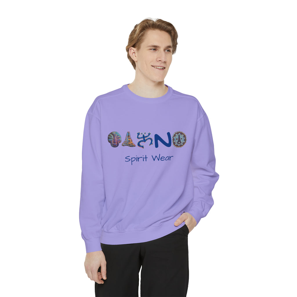Taino Spirit Wear Symbols Unisex Garment-Dyed Sweatshirt