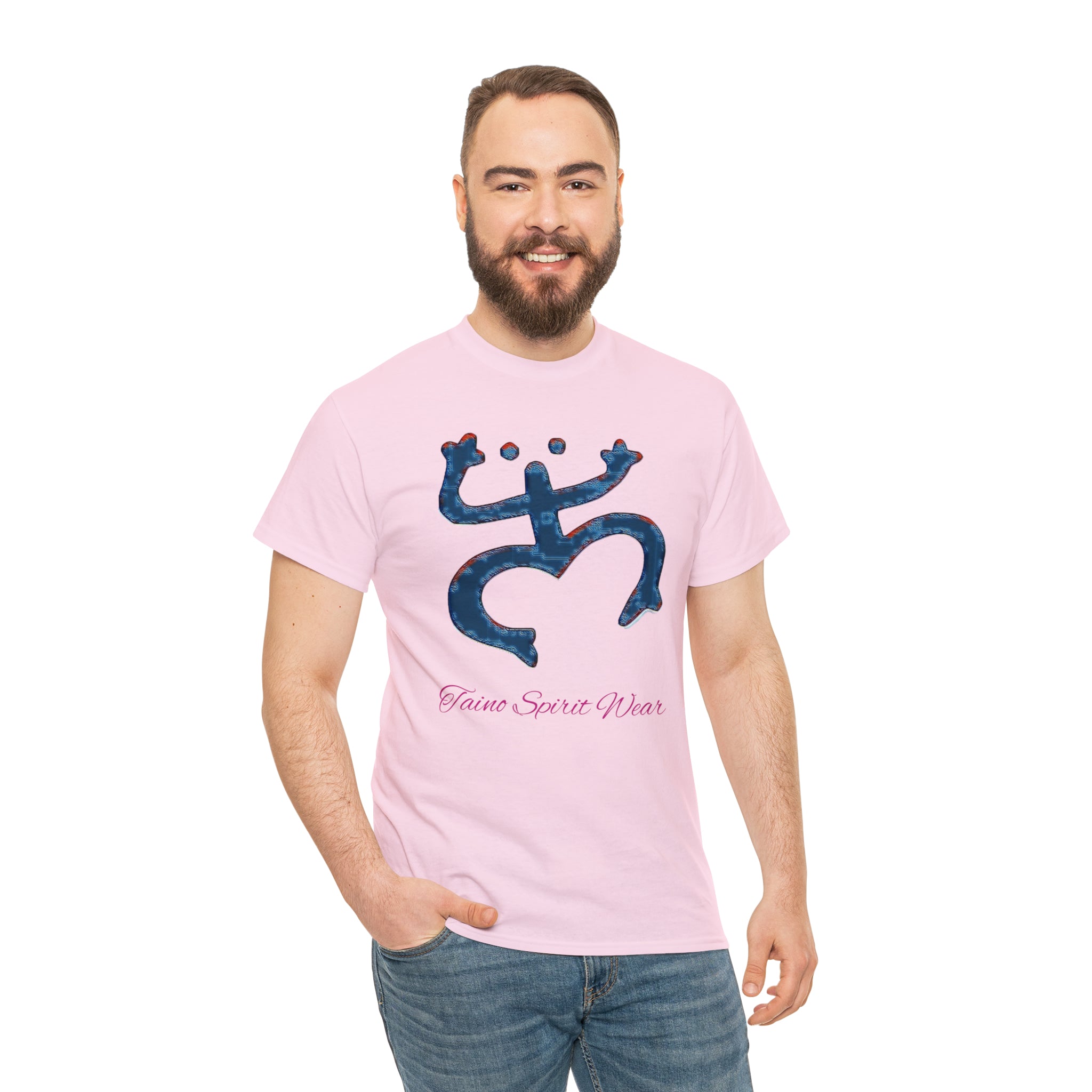 Taino Large Coqui Unisex Heavy Cotton Tee