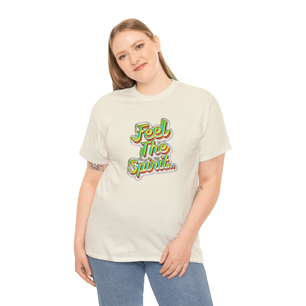 Feel The Spirit Unisex Heavy Cotton Tee