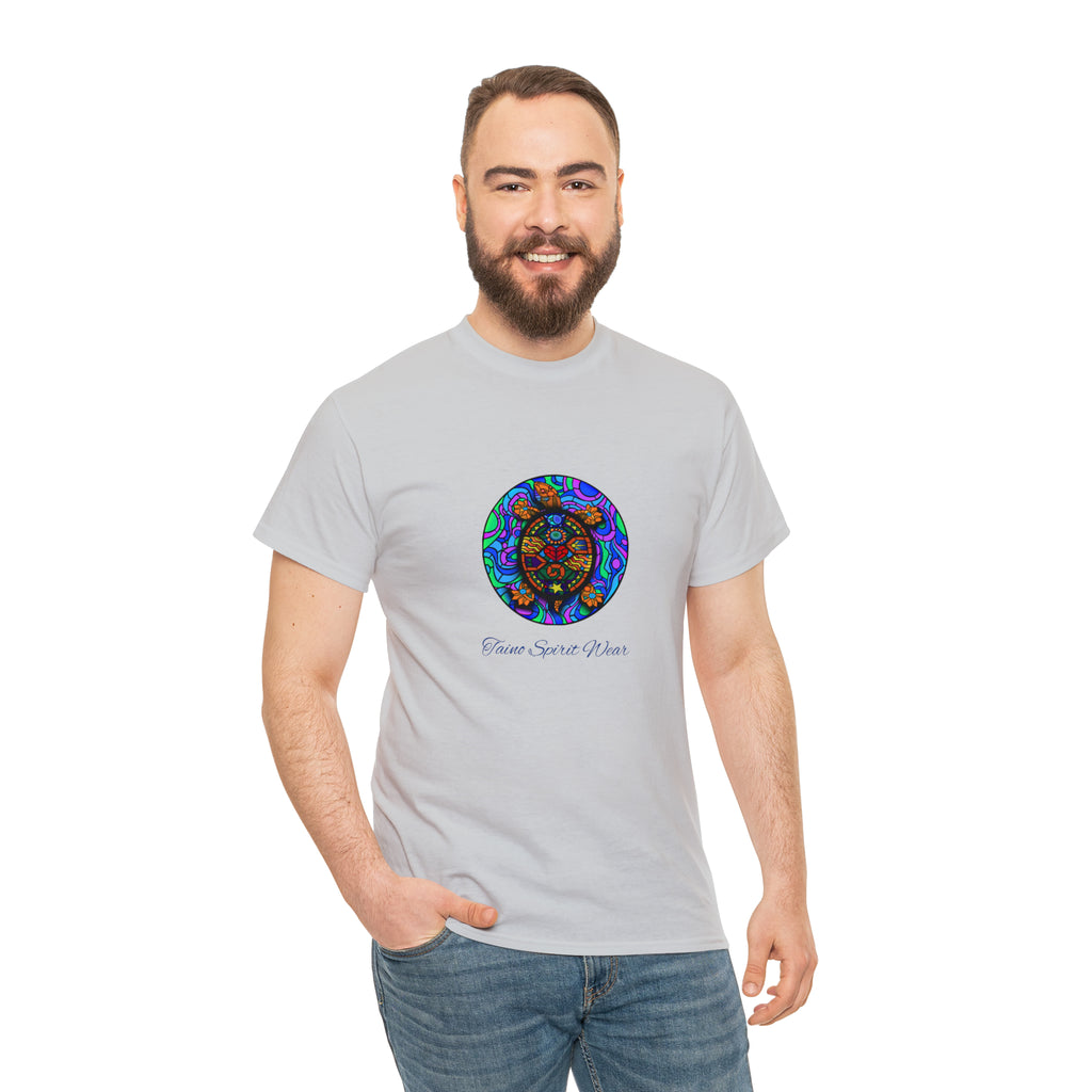Taino-Inspired Turtle Unisex Heavy Cotton Tee